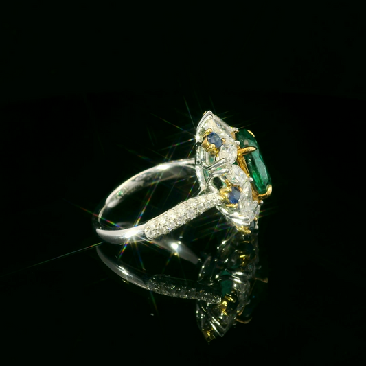 Emerald Diamond Ring