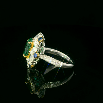 Emerald Diamond Ring