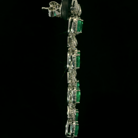 Elegant Emerald Earrings