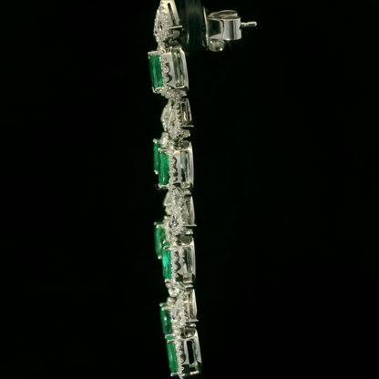 Elegant Emerald Earrings