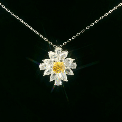 Exquisite Diamond Flower Ring