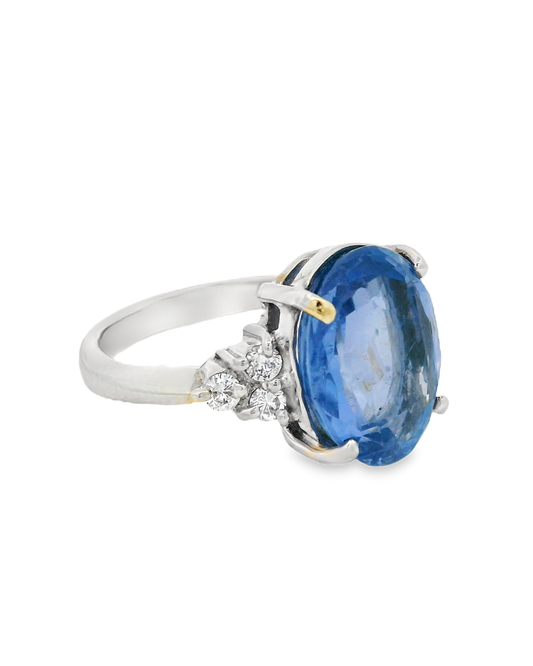 藍寶鑽石戒指 / Sapphire Diamond Ring