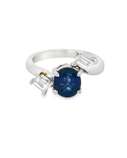 Sapphire Diamond Ring / 藍寶鑽石戒指