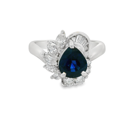 Sapphire Diamond Ring / 藍寶鑽石戒指