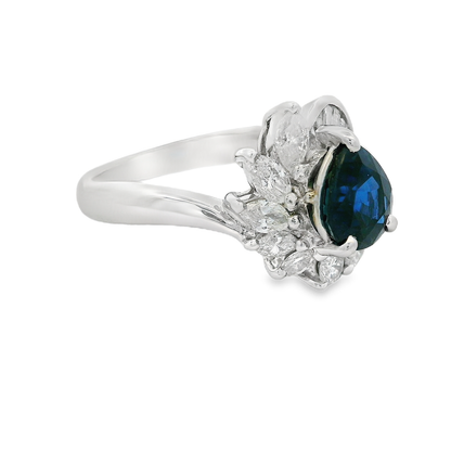 Sapphire Diamond Ring / 藍寶鑽石戒指