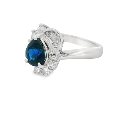 Sapphire Diamond Ring / 藍寶鑽石戒指