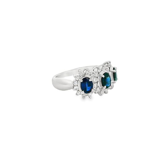 Sapphire Diamond Ring / 藍寶鑽石戒指