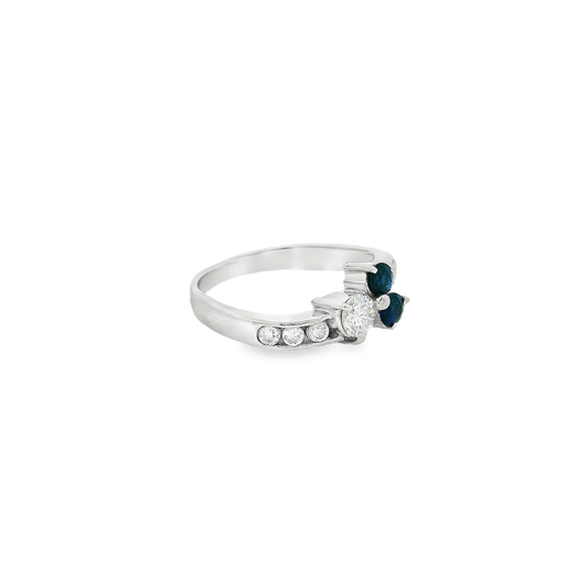 Sapphire Diamond Ring / 藍寶鑽石戒指
