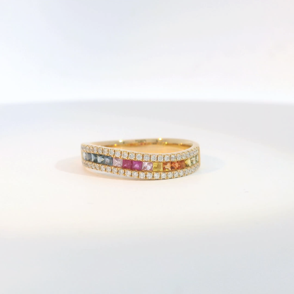 彩色寶石戒指  / Rainbow Sapphire Ring