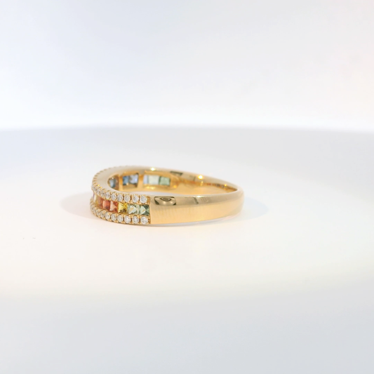 彩色寶石戒指  / Rainbow Sapphire Ring
