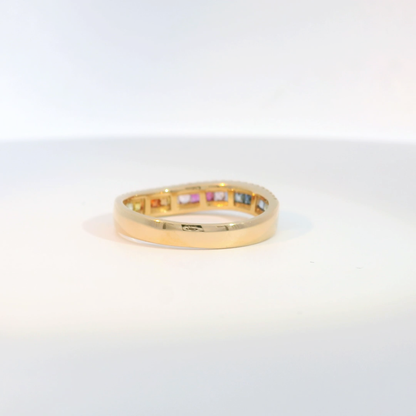 彩色寶石戒指  / Rainbow Sapphire Ring