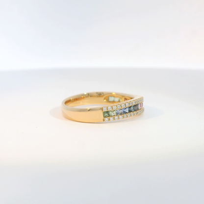 彩色寶石戒指  / Rainbow Sapphire Ring