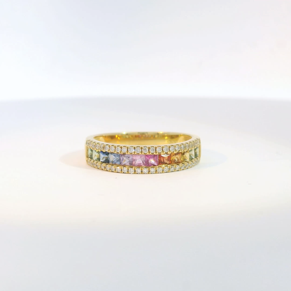 彩色寶石戒指  / Rainbow Sapphire Ring