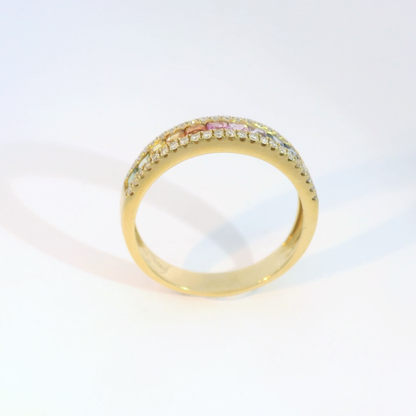 彩色寶石戒指  / Rainbow Sapphire Ring