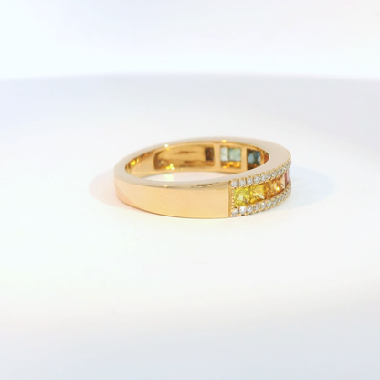 彩色寶石戒指  / Rainbow Sapphire Ring