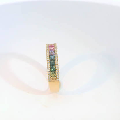 彩色寶石戒指  / Rainbow Sapphire Ring