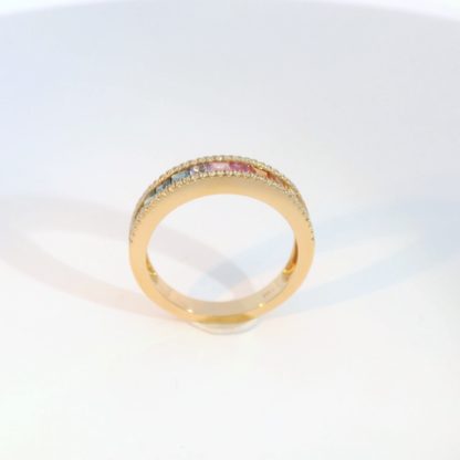 彩色寶石戒指  / Rainbow Sapphire Ring