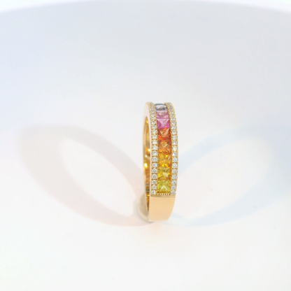 彩色寶石戒指  / Rainbow Sapphire Ring