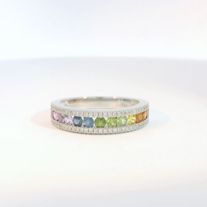 彩色寶石戒指  / Rainbow Sapphire Ring
