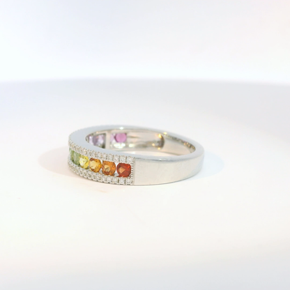 彩色寶石戒指  / Rainbow Sapphire Ring