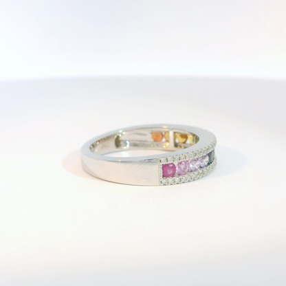 彩色寶石戒指  / Rainbow Sapphire Ring