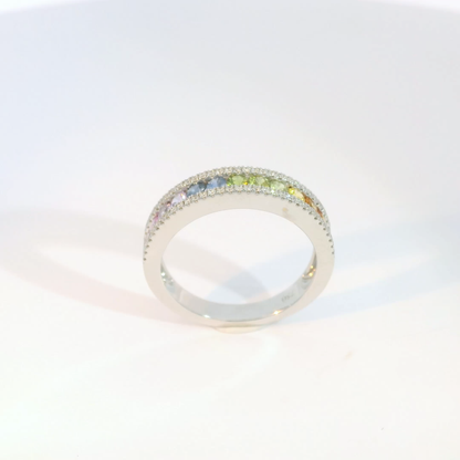 彩色寶石戒指  / Rainbow Sapphire Ring