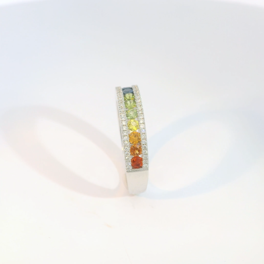 彩色寶石戒指  / Rainbow Sapphire Ring