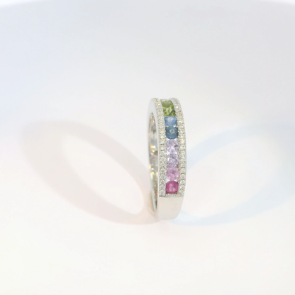 彩色寶石戒指  / Rainbow Sapphire Ring
