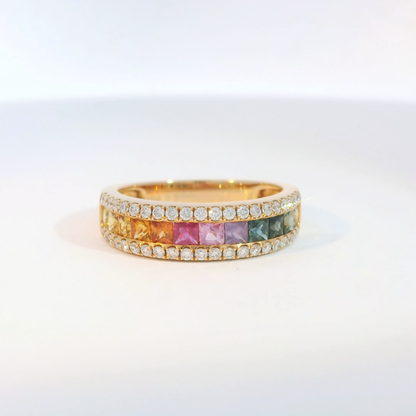 彩色寶石戒指  / Rainbow Sapphire Ring