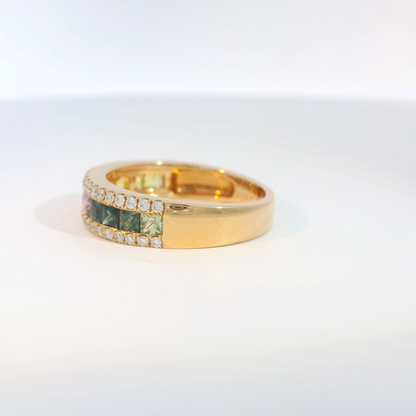 彩色寶石戒指  / Rainbow Sapphire Ring