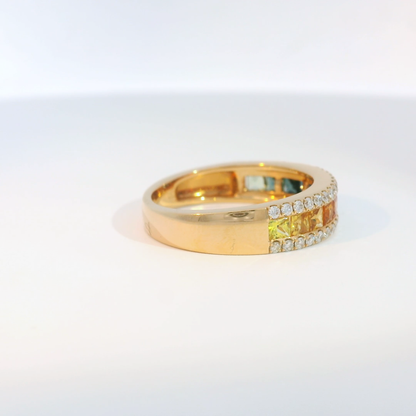 彩色寶石戒指  / Rainbow Sapphire Ring
