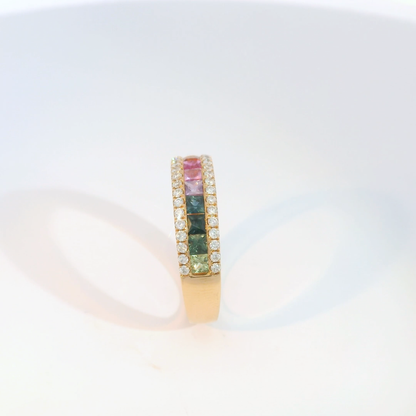 彩色寶石戒指  / Rainbow Sapphire Ring