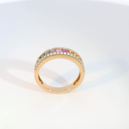彩色寶石戒指  / Rainbow Sapphire Ring
