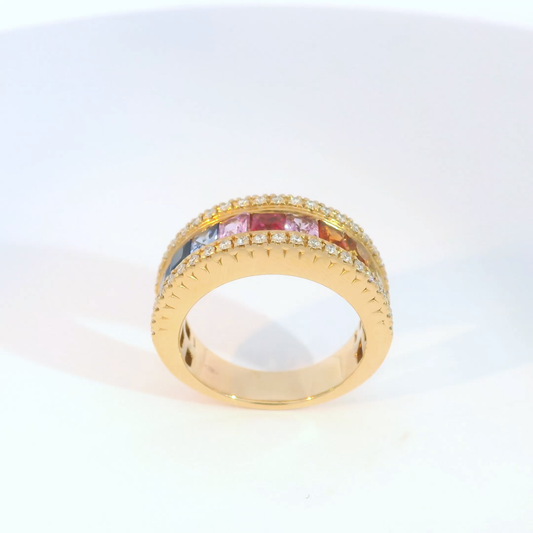 彩色寶石戒指  / Rainbow Sapphire Ring