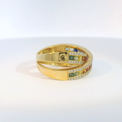 彩色寶石戒指  / Rainbow Sapphire Ring
