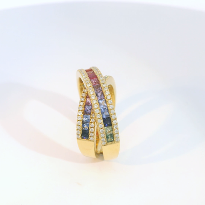 彩色寶石戒指  / Rainbow Sapphire Ring
