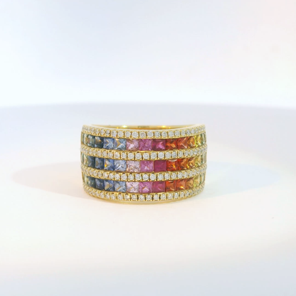 彩色寶石戒指  / Rainbow Sapphire Ring