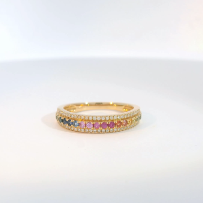 彩色寶石戒指  / Rainbow Sapphire Ring