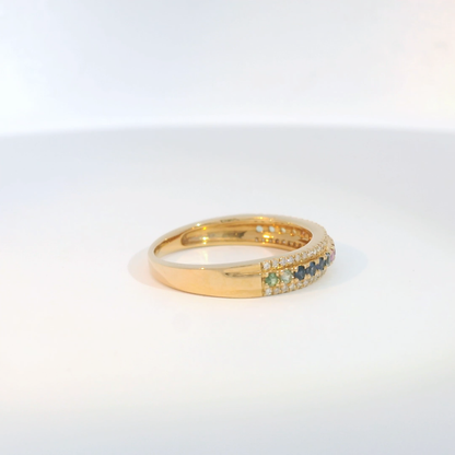 彩色寶石戒指  / Rainbow Sapphire Ring
