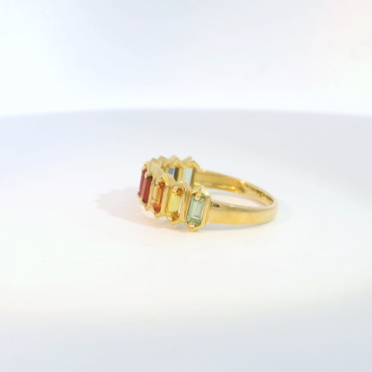 彩色寶石戒指  / Rainbow Sapphire Ring