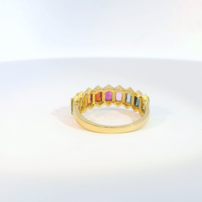 彩色寶石戒指  / Rainbow Sapphire Ring