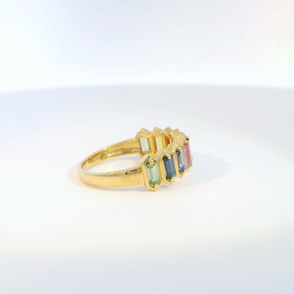 彩色寶石戒指  / Rainbow Sapphire Ring