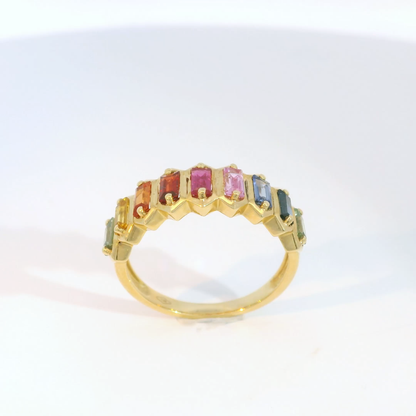 彩色寶石戒指  / Rainbow Sapphire Ring