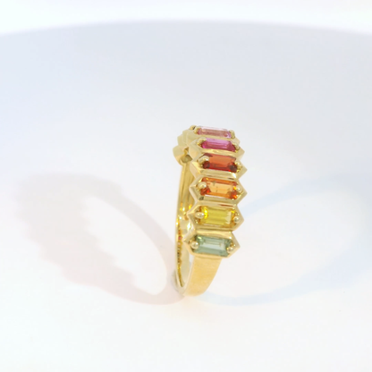 彩色寶石戒指  / Rainbow Sapphire Ring