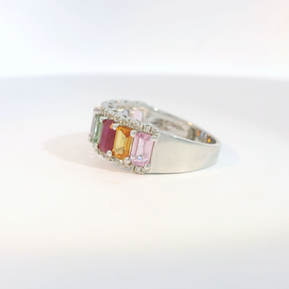 彩色寶石戒指  / Rainbow Sapphire Ring