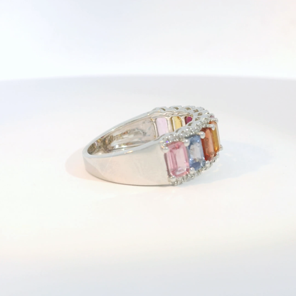 彩色寶石戒指  / Rainbow Sapphire Ring