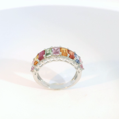彩色寶石戒指  / Rainbow Sapphire Ring