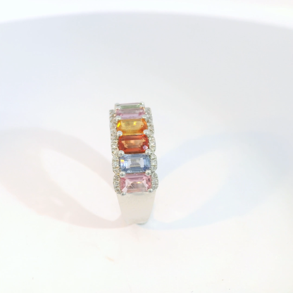 彩色寶石戒指  / Rainbow Sapphire Ring