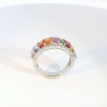 彩色寶石戒指  / Rainbow Sapphire Ring