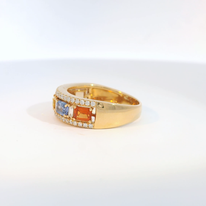 彩色寶石戒指  / Rainbow Sapphire Ring